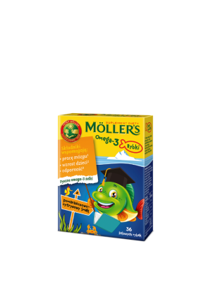 Moller's Omega 3 36 рыбок цитрусовый вкус