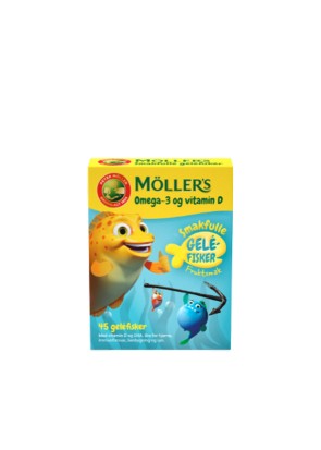 Moller's Omega 3 45 рыбок фруктовый вкус