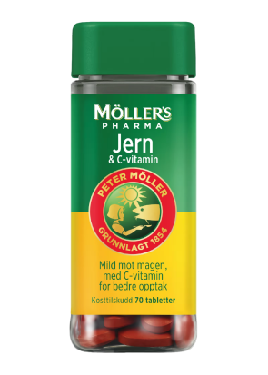 Купить Mollers Pharma Железо с витамином С 70 таблеток