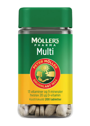 Купить Mollers Pharma Multi витамины и минералы 200 таблеток