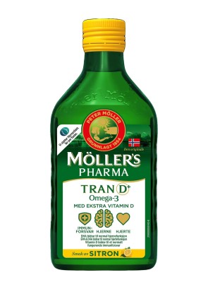 Moller's Омега 3 250 мл лимонный вкус серия Moller's Pharma